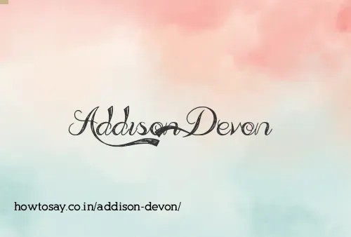 Addison Devon