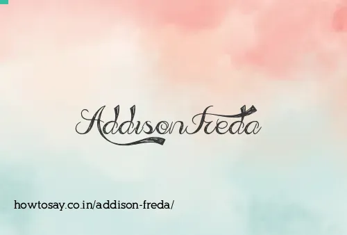 Addison Freda