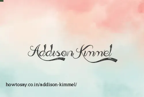 Addison Kimmel