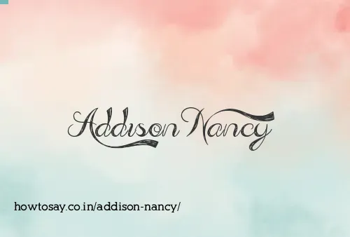 Addison Nancy