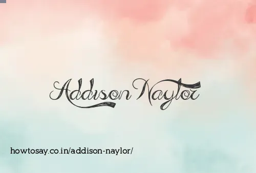 Addison Naylor