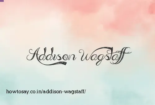 Addison Wagstaff