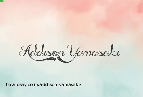 Addison Yamasaki