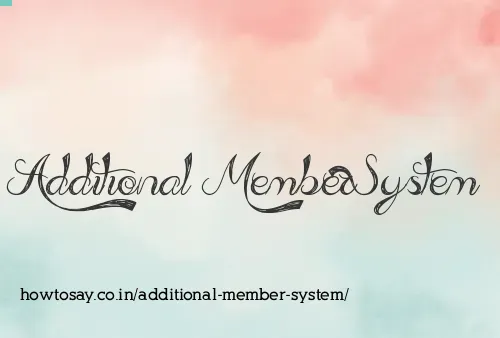 Additional Member System