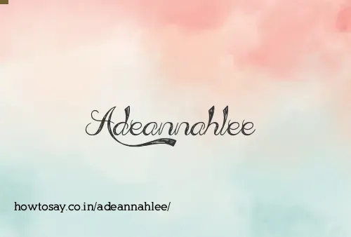 Adeannahlee