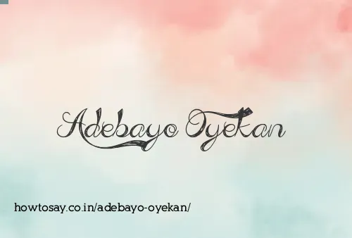 Adebayo Oyekan