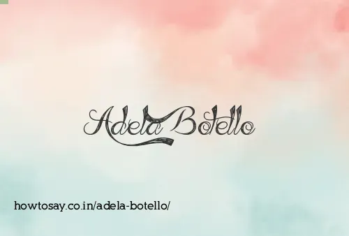 Adela Botello