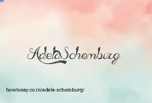 Adela Schomburg