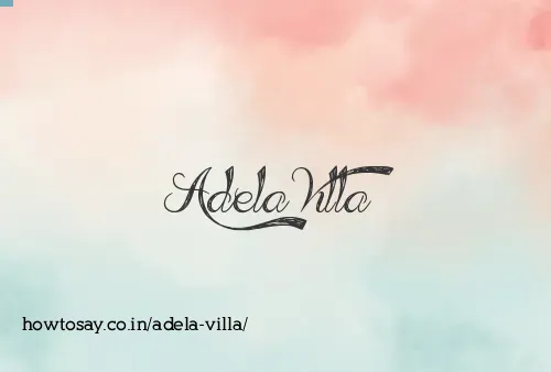 Adela Villa