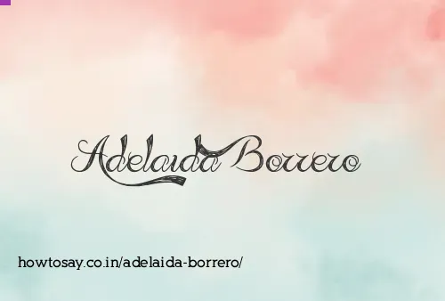 Adelaida Borrero