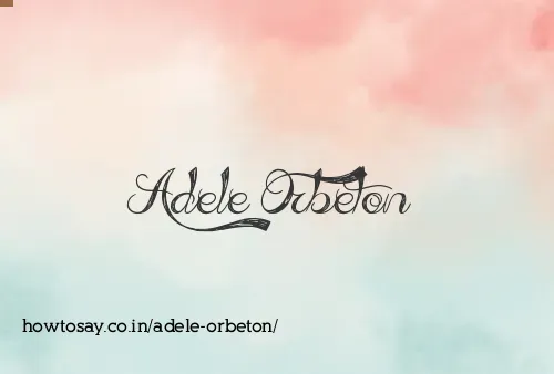 Adele Orbeton