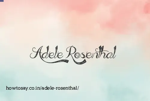 Adele Rosenthal