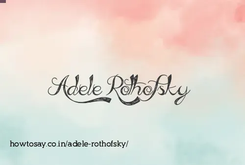 Adele Rothofsky