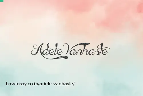 Adele Vanhaste