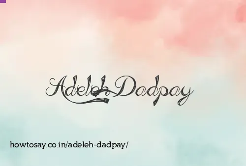 Adeleh Dadpay