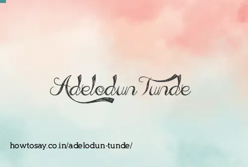 Adelodun Tunde