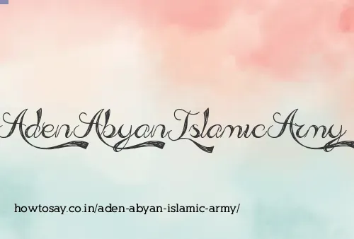 Aden Abyan Islamic Army