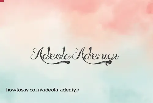 Adeola Adeniyi