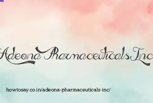 Adeona Pharmaceuticals Inc