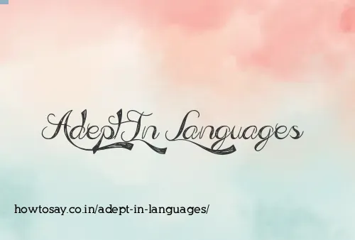 Adept In Languages