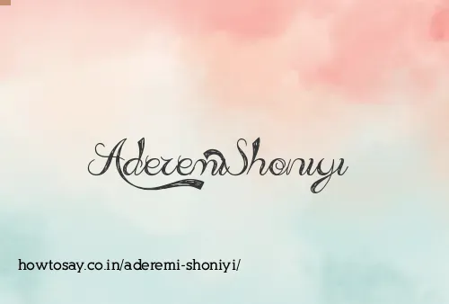 Aderemi Shoniyi