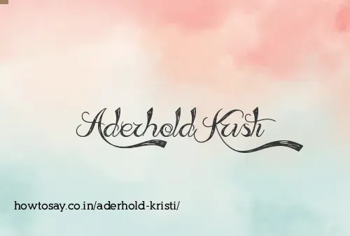 Aderhold Kristi