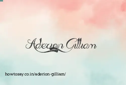 Aderion Gilliam