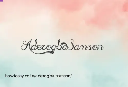 Aderogba Samson