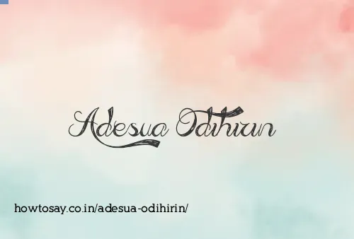 Adesua Odihirin