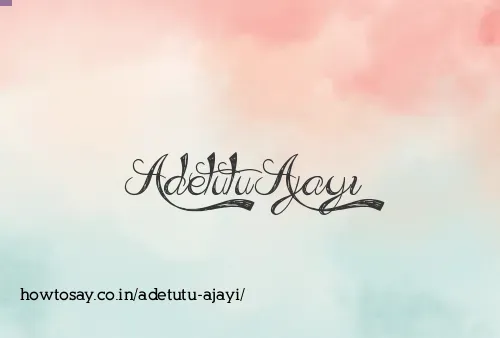 Adetutu Ajayi