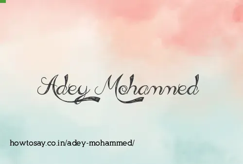 Adey Mohammed