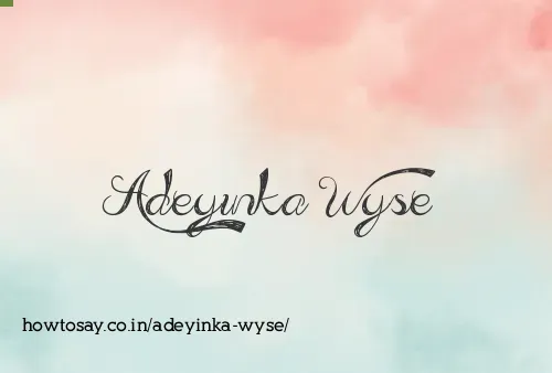 Adeyinka Wyse