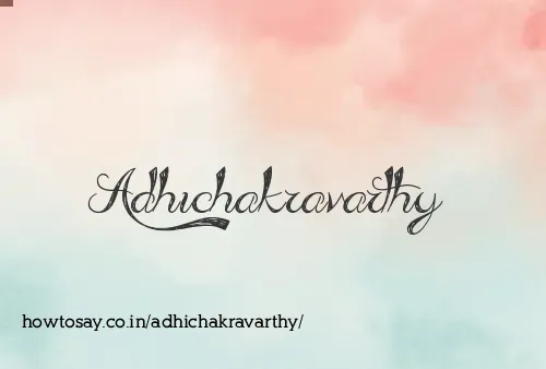 Adhichakravarthy
