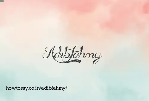 Adibfahmy