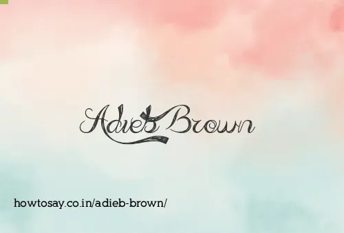 Adieb Brown