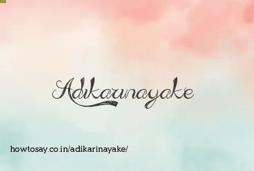Adikarinayake