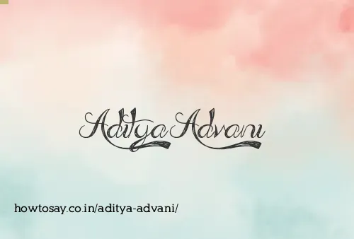 Aditya Advani