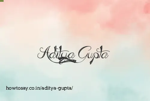 Aditya Gupta