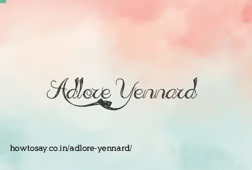 Adlore Yennard