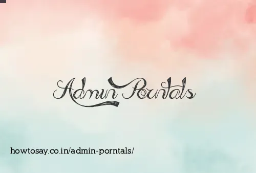 Admin Porntals