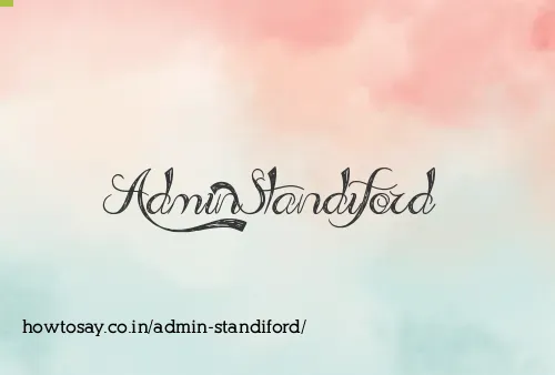 Admin Standiford