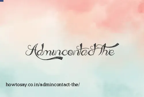 Admincontact The