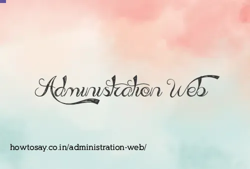 Administration Web