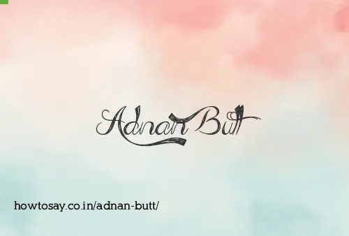 Adnan Butt