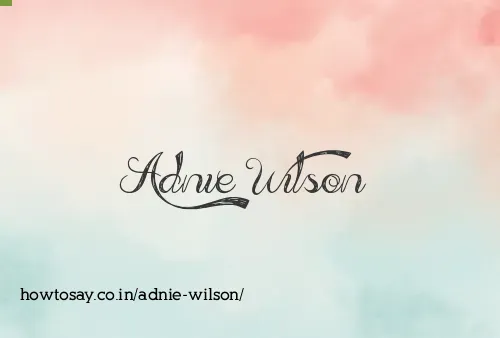 Adnie Wilson