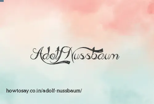 Adolf Nussbaum