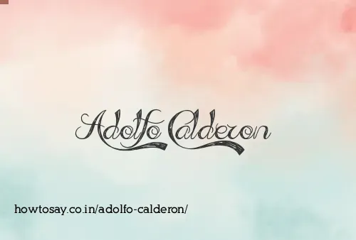 Adolfo Calderon