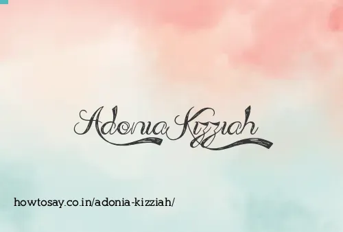 Adonia Kizziah