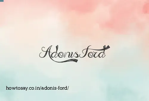 Adonis Ford