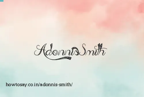 Adonnis Smith